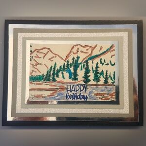 6. Mountain Landscape Birthday Card